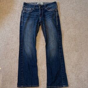 Ariat Blue Denim Jeans with Paisley Detail